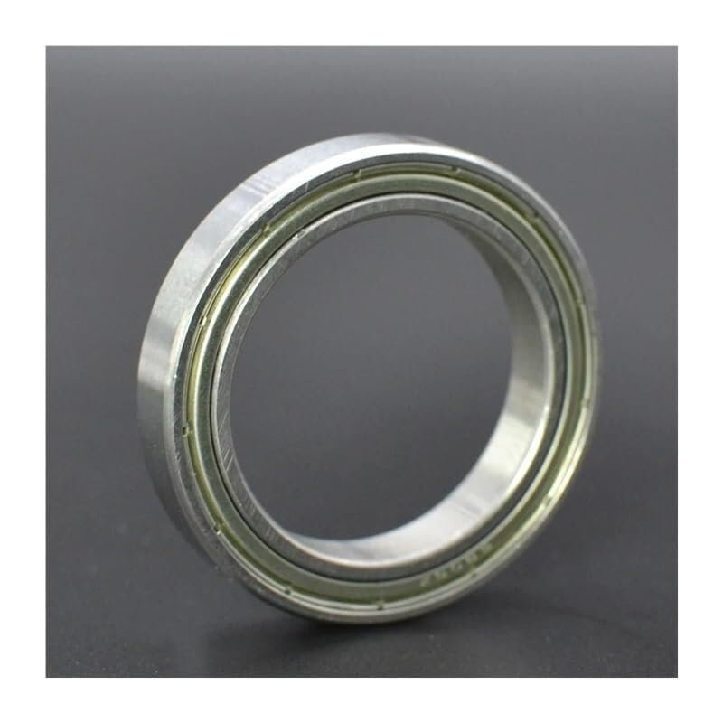 6803ZZ Thin-Wall, Metal-Shielded, Rubber-Sealed Ball Bearings, 17 x 26 x 5 mm, 5 pcs