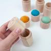 Pin Cushion - Wooden Base view 3