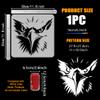 FINGERINSPIRE Eagle Face Painting Stencil view 2