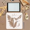 FINGERINSPIRE Eagle Face Painting Stencil view 3