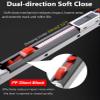 Sliding Door Track with Soft-Close Mechanism for Single Barn-Style Doors view 2