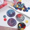 Ruiogoe 100 PCs Glitter Wax Seal Beads view 3