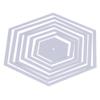 KEALLANS 7-Piece Hexagon Spiral Die Set view 2