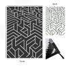 Hiseng Weather-Resistant Outdoor Rug, Black Straw Style, Foldable, for Patio, Camping & Picnic (183 x 272 cm) view 4