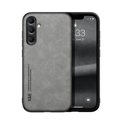 Lucyliy Case for Samsung Galaxy M35, Light Grey
