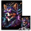 1,000-Piece Chihuahua and Boxer Cardboard Puzzle, 26 x 38 cm, for Teens and Family Game Nights view 2