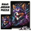 1,000-Piece Chihuahua and Boxer Cardboard Puzzle, 26 x 38 cm, for Teens and Family Game Nights view 3