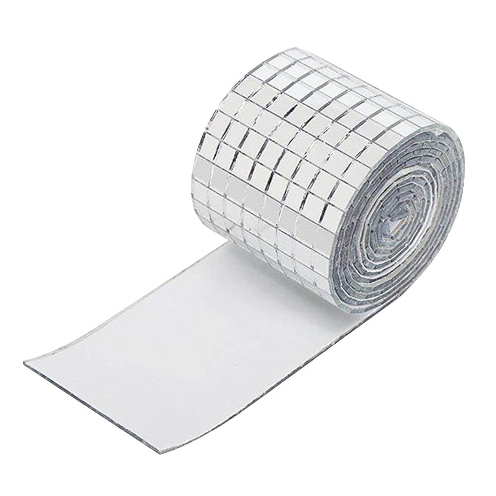Square Glass Mosaic Tiles, Mirror Mosaic for Living Room, Bedroom, Disco Ball, 120 cm, 10 x 10 mm