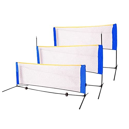 Adjustable Foldable Sports Net with Stand and Carrying Bag