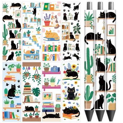 Peacoblue 48-Piece UV DTF Bookmark Set
