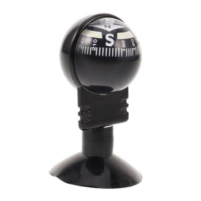 TOYANDONA Portable Car Ball Compass with Suction Cup, Foldable and Rotatable