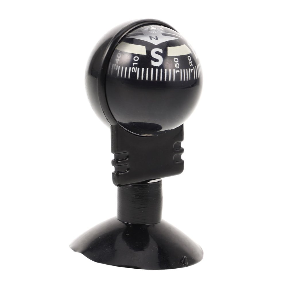 TOYANDONA Portable Car Ball Compass with Suction Cup, Foldable and Rotatable