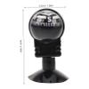 TOYANDONA Portable Car Ball Compass with Suction Cup, Foldable and Rotatable view 2