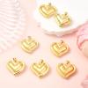COGCHARGER 10 Pack Heart Charms for Jewelry Making view 4