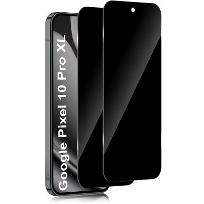 Xunzii Privacy Tempered Glass Screen Protector for Google Pixel 11 Pro XL/10 Pro XL, 2-Pack, 9H Hardness, Bubble-Free Full-Coverage Anti-Spy Glass