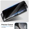 Xunzii Privacy Tempered Glass Screen Protector for Google Pixel 11 Pro XL/10 Pro XL, 2-Pack, 9H Hardness, Bubble-Free Full-Coverage Anti-Spy Glass view 3