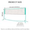 Foldable Freestanding Badminton and Tennis Net Stand with Volleyball Poles and Backpack view 2