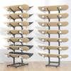 Floor-Standing Multi-Sport Equipment Organizer for Skis, Skateboards, and Scooters view 3
