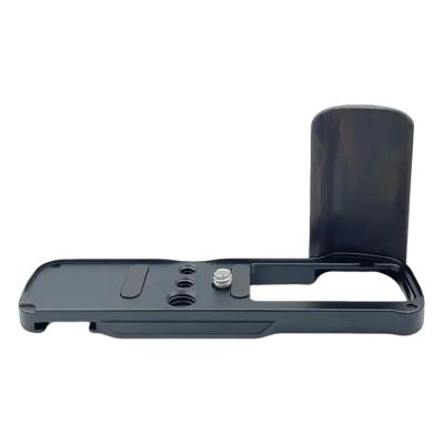 Wooden Hand Grip for X100VI Camera with Strap Attachment Points and Multiple 1/4" Holes