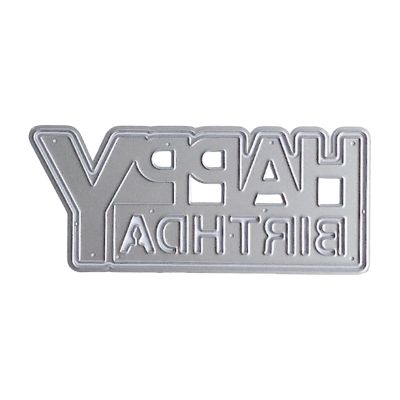 KHZen Metal Die Cut Birthday Stencils
