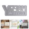 KHZen Metal Die Cut Birthday Stencils view 2