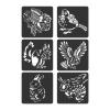 6 PCs Animal Series Stencils view 4