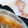 Giant Jellyfish Flannel Throw Blanket, Warm Sofa Blanket, 180 × 200 cm view 4