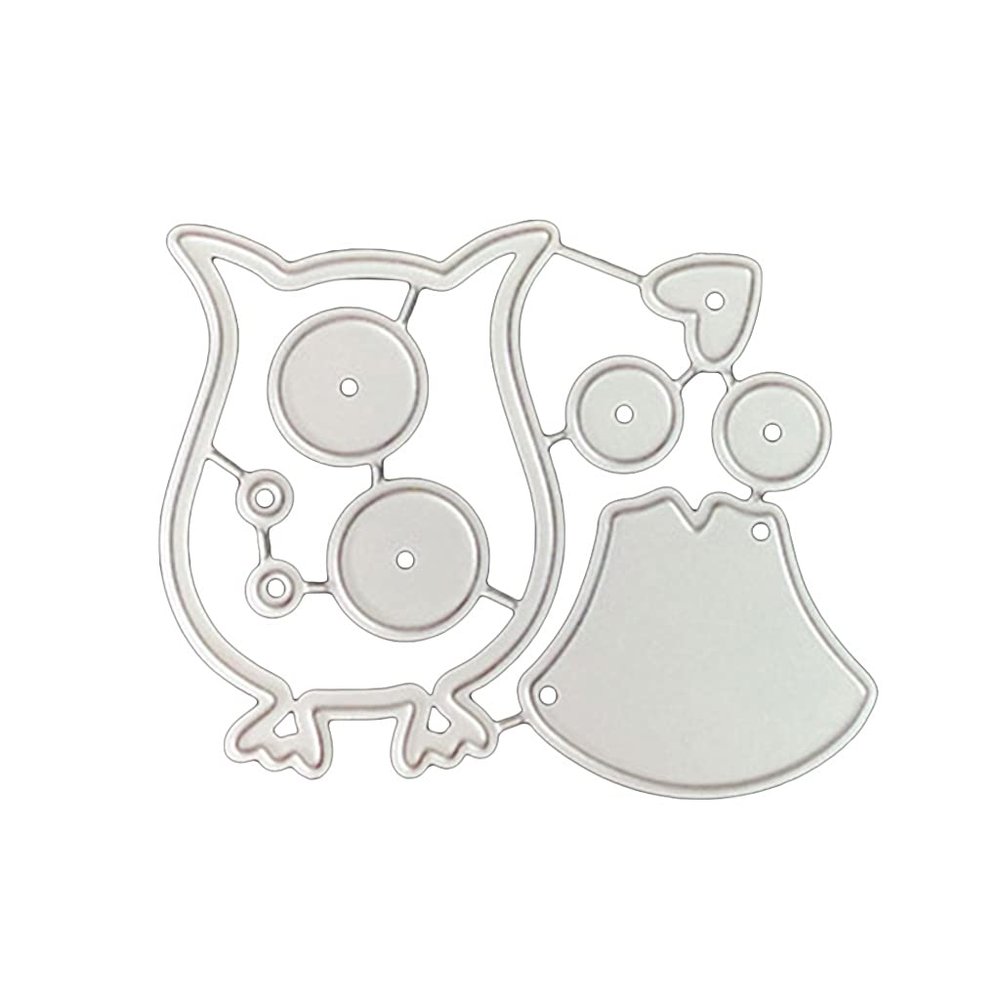 KHZen Cute Cartoon Owl Die Cut