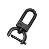 Removable Swivel Snap Hook with Screw Bar - Black L view 4