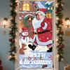 WADORN Santa Photo Backdrop view 1