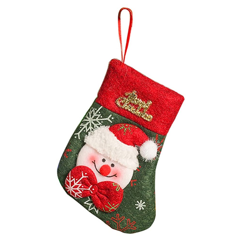 Fleece Christmas Stockings - Santa, Snowman, Reindeer