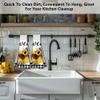 WADORN 2-Pack Sunflower Bee Kitchen Towels view 3
