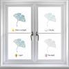 GORGECRAFT 16-Piece Leaf Window Stickers view 4