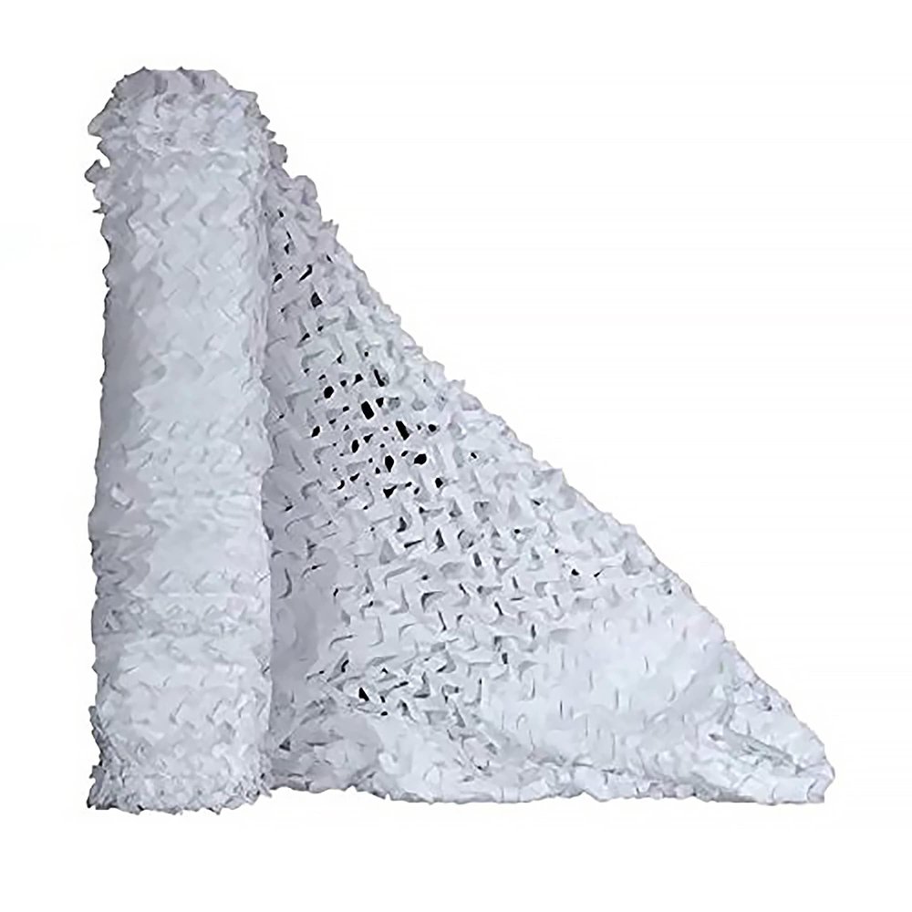 SAYEYBU Shade Net, Military-Reinforced Camouflage Net, White, 7 x 11 m