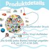 Aesthetic Doodle Sticker Set, 100 Mix Design Stickers for Scrapbooking, Journals, Laptops & Gifts | Kid-Friendly Stickers (Waterproof, Scratch-Resistant) view 3