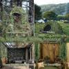 SAYEYBU Reinforced Camouflage Shade Net, 8 x 12 m, Jungle Camouflage view 3
