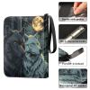The Wolf Couple Under the Moon Card Binder, 4-Pocket, 50 Pages, 400 Pockets view 4