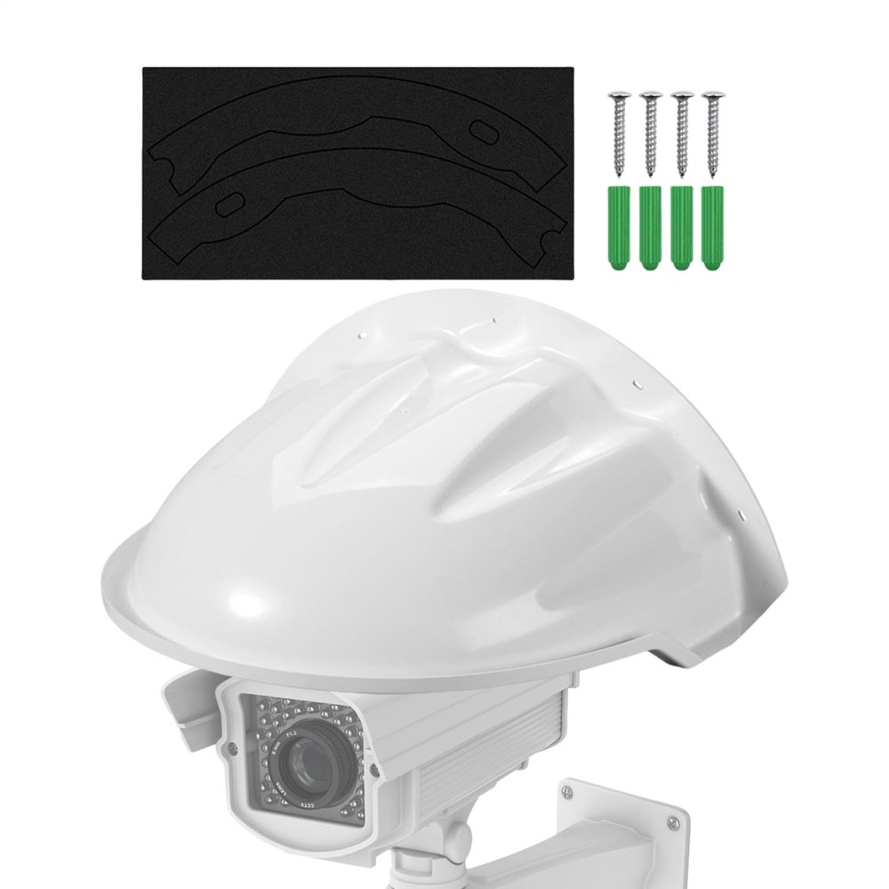 Sun and Rain Shade Camera Cover for Security Cameras and EV Charging Posts