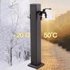 CCKUYT 304 Stainless Steel Outdoor Water Column Faucet, Freestanding Garden Hydrant view 3