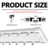 Quiet Aluminum Curtain Track, Concealed Ceiling-Mount Double Track with Rollers, 4.1 m (13.5 ft) view 2