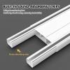 Quiet Aluminum Curtain Track, Concealed Ceiling-Mount Double Track with Rollers, 4.1 m (13.5 ft) view 4