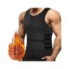 ASIYAN Men's Neoprene Sauna Vest, Waist Trainer Tank Top, XL view 1
