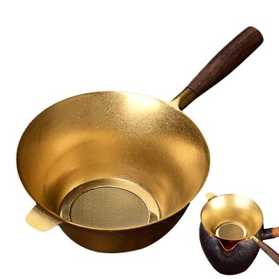 Loose Tea Filter - Metal Infuser with Wooden Handle