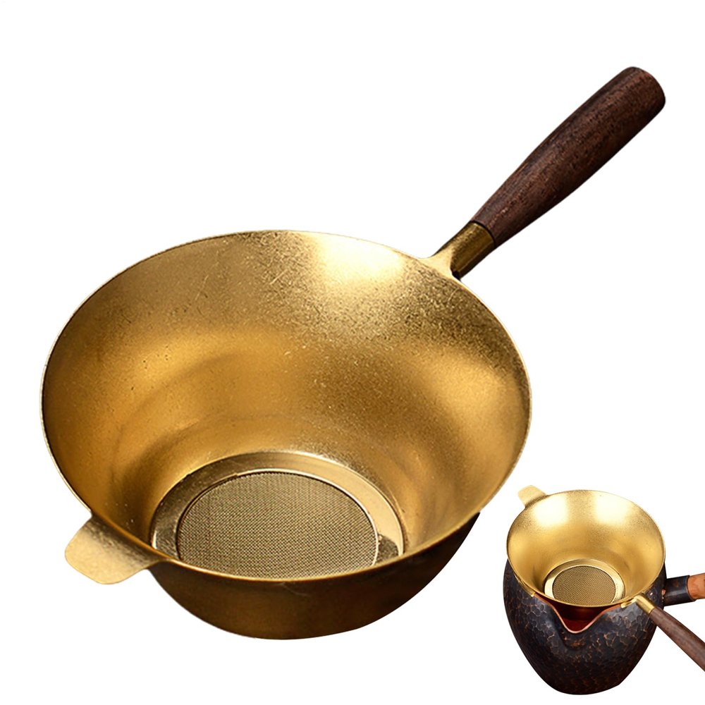 Loose Tea Filter - Metal Infuser with Wooden Handle