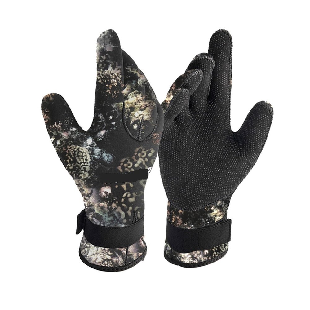 Camo Diving Gloves, 3 mm / 5 mm Neoprene