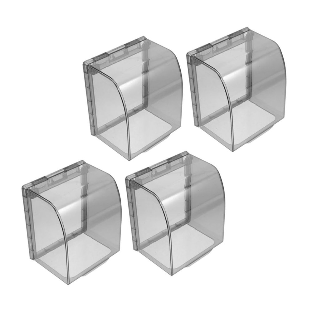 SOIMISS 4-Pack Weatherproof Outlet Covers for Outdoor and Bathroom Use