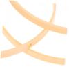 Plastic Craft Rings, Khaki-Colored Frames, 12 Pieces view 3