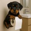 Rottweiler 3D Wall-Mounted Toilet Paper Holder view 2