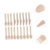 ABOOFAN 6-Piece Wooden Cutlery Set view 3