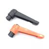 CHAOMIN Adjustable Clamping Handle M4-M16 | Carbon Steel Lever Knob for Machine Tools | 1 Pc (Black, M8) view 2
